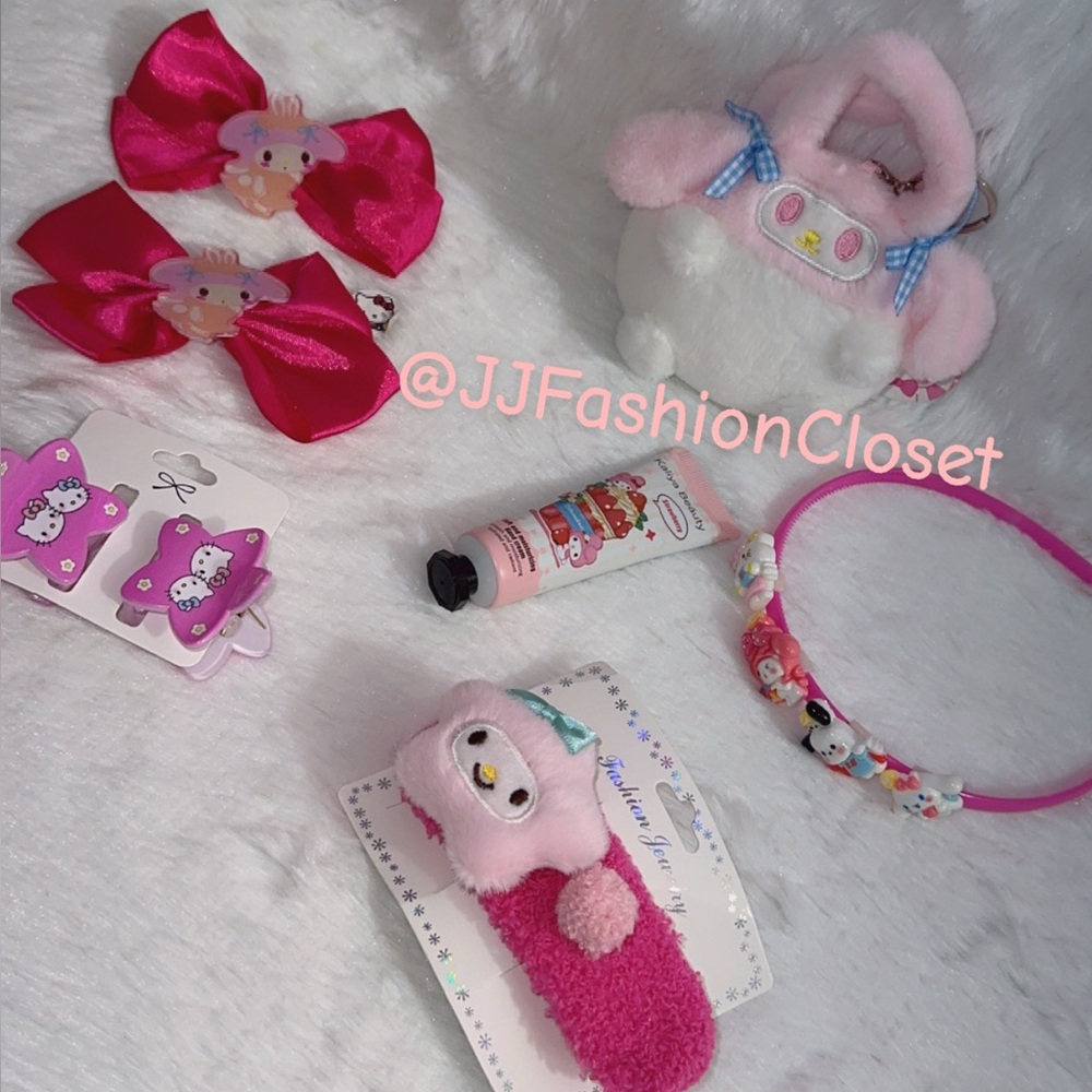 Cute my melody character Accessory Set
